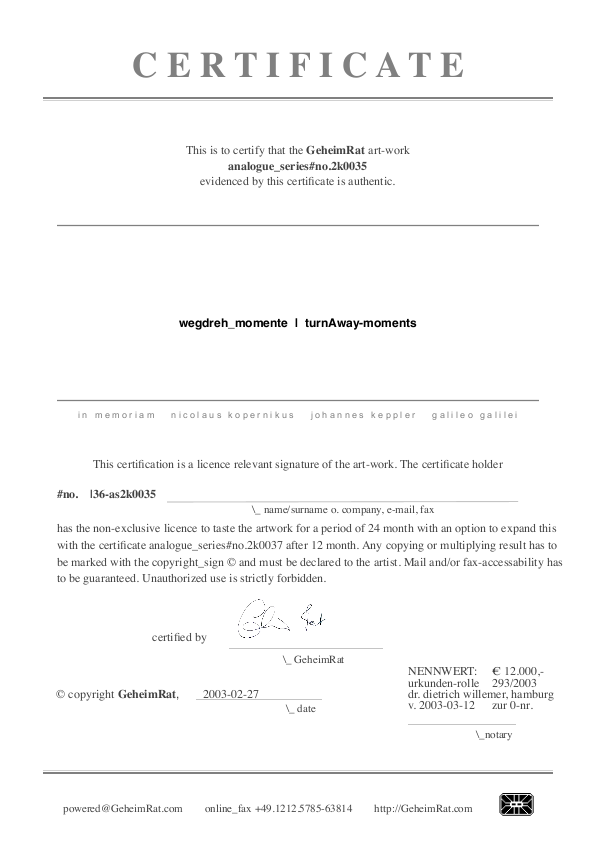 Certificado de 2k0035