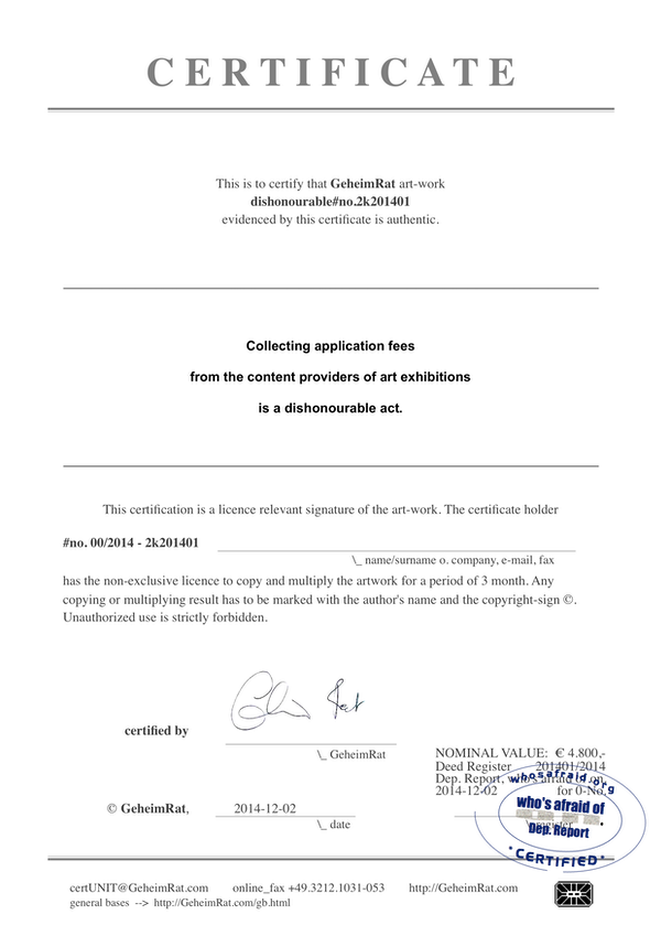 Certificado de obra 2k201401 Certificado de obra 2k201401