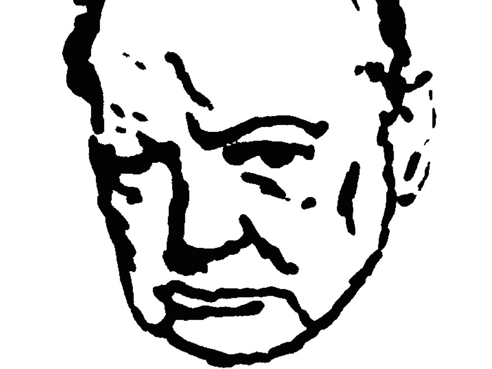 Retrato de Winston Churchill