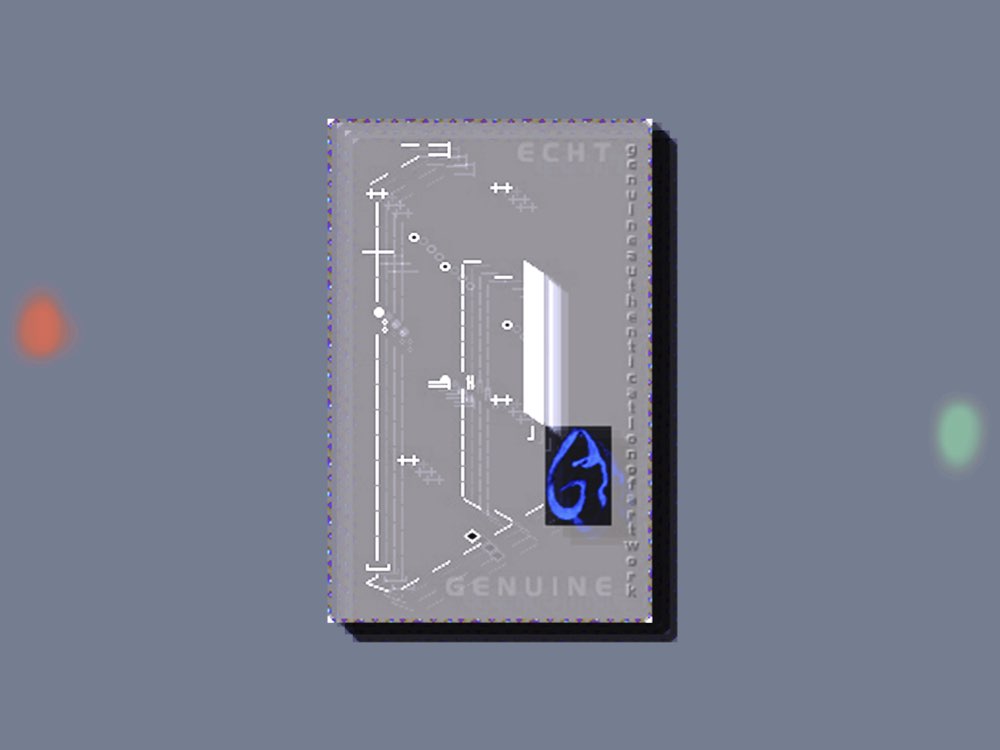 Un certificado de autenticidad