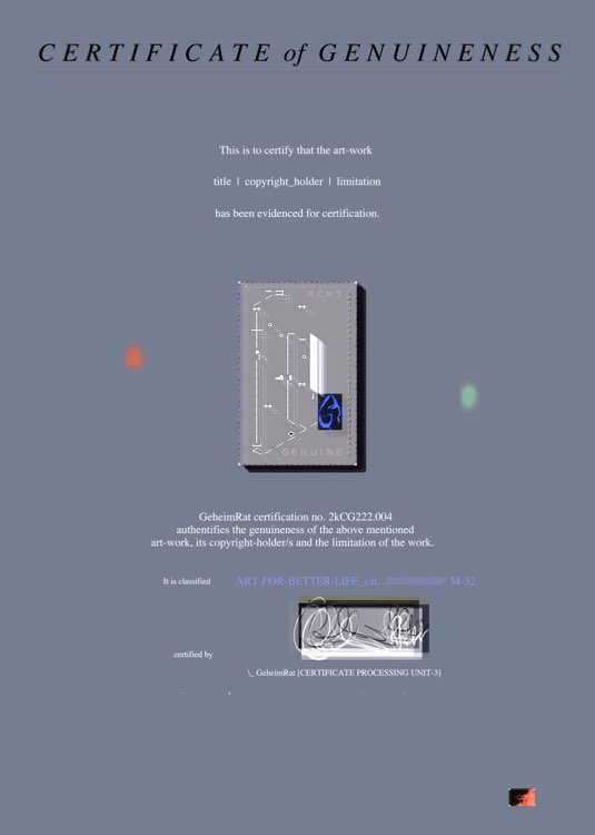 Ejemplo de certificado de autenticidad completo